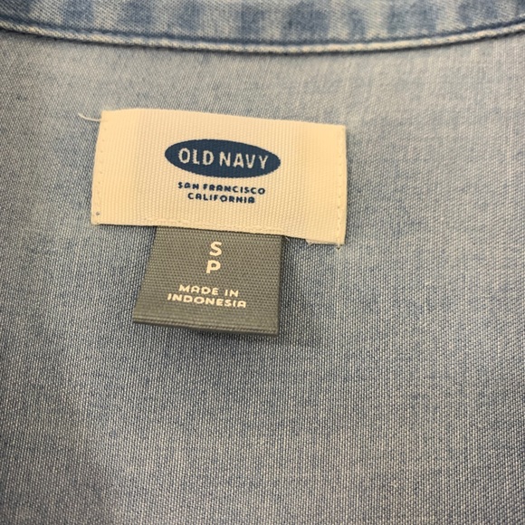 Old Navy Chambray t-shirt dress Size Small - Picture 3 of 3